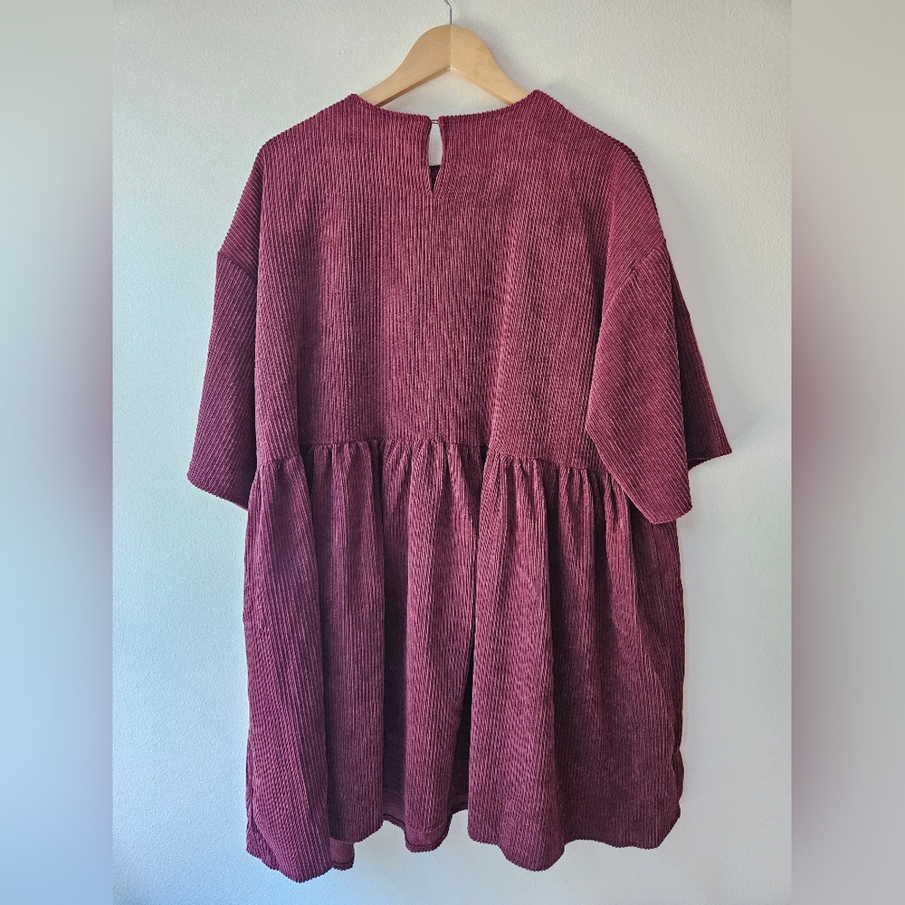 ASOS DESIGN cord mini shirt dress - Picture 2 of 3